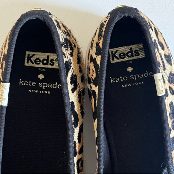 Keds X Kate Spade New York Double Decker Leopard-print Sneakers - Picture 3 of 8